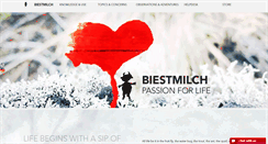 Desktop Screenshot of biestmilch.com